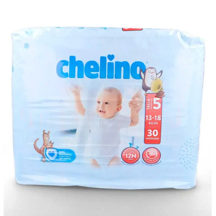 Chelino F&L Pañal Pasitos Talla 5  13-18 Kg  30 U - 1