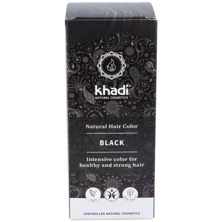 Khadi Tinte Negro Herbal 100% Vegetal 100G - 1