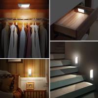 Lámpara LED De Sensor De Movimiento Recargable Para Armario Cocina Escaleras Iluminación De Emergencia Con Inducción Humana - details 7