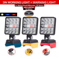 Spotlight LED Portátil De 3 Pulgadas Luz De Advertencia Para Pesca Y Emergencias Compatible Con Baterías Makita/Dewalt/Milwaukee 18V - details 0