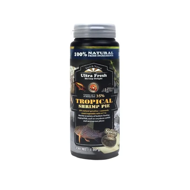 AZOO - Ultra Fresh - Tableta Premium Corydoras - Alimento de camarón específico para Corydoras y Peces de Fondo - 1