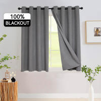 2Pcs Cortinas Cortas De Encaje Negro Para Ventanas Decoración De Sala De Estar Cocina Dormitorio Estilo Moderno Tende Cortina Blind Yarn - details 0