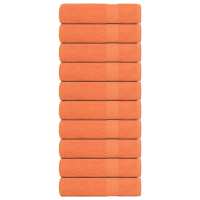 vidaXL Toallas de Baño 10 uds 100x150 cm 360 gsm en color Verde manzana/Azul/orange y más - details 2