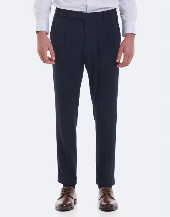 PANTALON ESTRUCTURA PINZAS CROPPED FIT - 1