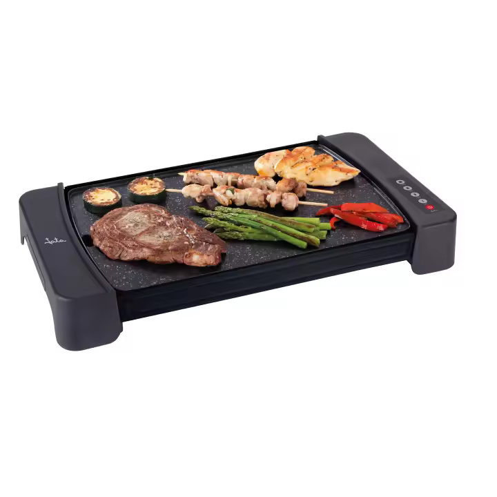JATA JEGR2851 Plancha de Asar Electrónica con 4 Temperaturas - Resistencia en M - Gran Superficie - Fácil Limpieza - Antiadherente - 1
