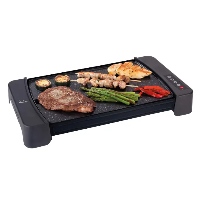 JATA JEGR2851 Plancha de Asar Electrónica con 4 Temperaturas - Resistencia en M - Gran Superficie - Fácil Limpieza - Antiadherente - 1