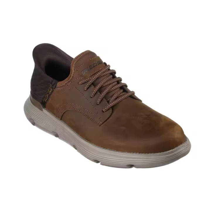Deportivos Skechers Slip-Ins: Garza - Gervin Polipiel Para Hombre Color Marrón - 1