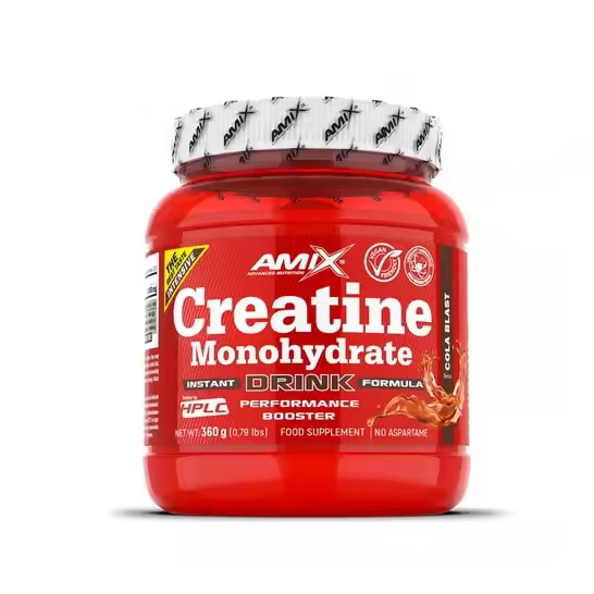 AMIX CREATINA MONOHIDRATO POWDER DRINK 360 GR SABOR COLA - 1