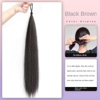Bola De Enredado De Fibra Sintética Anillo De Pelo Natural Volumen Bajo Donut De Pelo Synthético Para Pelucas Tipo De Material: Fibra Resistente Al Calor - details 7