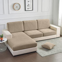 Cubierta De Sofá Impermeable En Tela De Jacquard Estirable Para Sala De Estar Cubierta De Asiento Para Hogar Y Hotel - details 4
