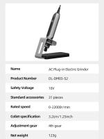 Deli Mini Taladro Eléctrico Portátil 18V Para DIY Herramienta Rotativa Recargable Grabado Perforación Mezclador Kit De Herramientas Micro - details 5
