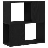 Estantería vidaXL Negra Roble 60x24x63 cm Madera - details 5