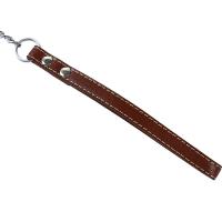 Correa De Metal Duradero Antigolpes Para Perros Pequeños Medianos Y Grandes Con Manija De Cuero PU Y Cadena De Hierro Accesorios Para Mascotas - details 12