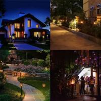 Lámpara De Noche Solar LED Para Jardín 96/12 Velas Saltarinas Impermeables Decoración Para Camino De La Casa Patio Jardín - details 7