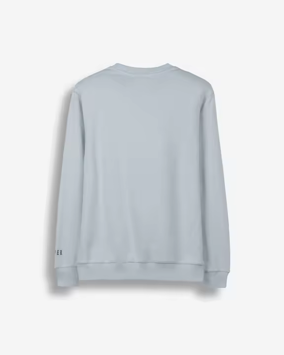 Harper & Neyer Sudadera Retro de Algodón con Parche Harper - Blanco Crudo - 1