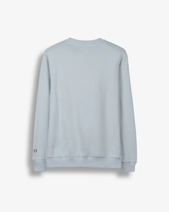 Harper & Neyer Sudadera Retro de Algodón con Parche Harper - Blanco Crudo - 1