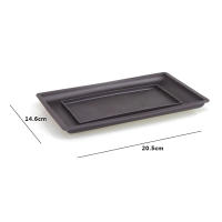 Maceta De Plástico Imitación De Flor Para Balcón Cuadrada Ovale Recipiente Para Plantas Bonsái Jardín Clásica Sin Rellenos - details 9