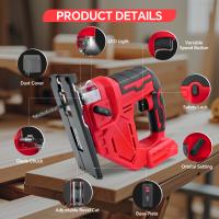 Sága Juego Sin Cable Con Inclinación 0°- 45° Y 3 Ajustes Orbital Con Luz LED Para Tronco De Madera Compatible Con Batería Milwaukee 18V (No Incluye Batería) - details 1