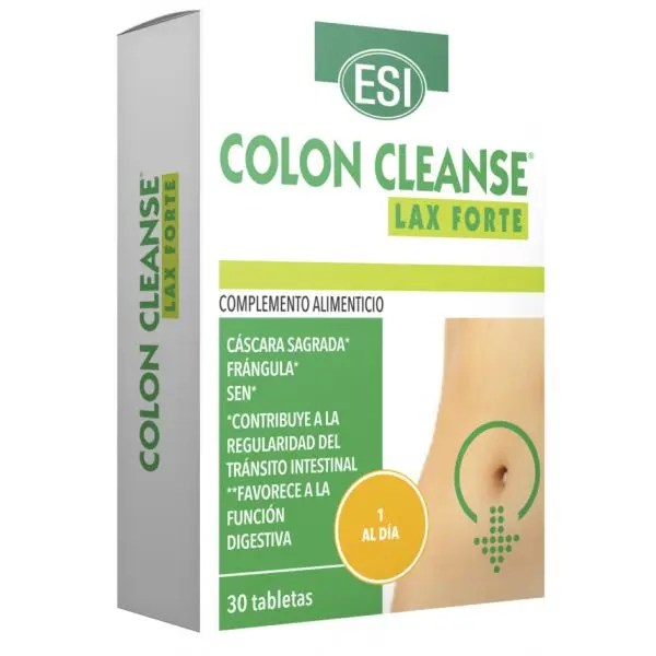 ESI - TREPAT DIET Colon Cleanse Lax Forte para Mejorar Tu Salud Digestiva,30 tabletas - 1