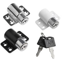 Cerradura De Puerta Deslizante Con 2 Llaves Protección Infantil Antirrobo Set De Cerraduras De Seguridad Para Ventanas Y Puertas - details 1