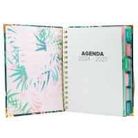 Quijote Paper World - Agenda Escolar 2024/2025 - Tamaño A5 - Spiral Dorado - Colegio - details 0
