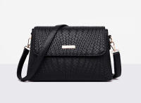 Bolso De Hombro Negro Para Mujer De Cuero PU Color Sólido Bolso Cruzado Mensajero Monedero Mano Bolsos De Moda - details 11