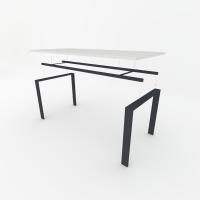OFICIT Mesa Haya estructura CLASSIC negro, ideal para Hogar, Estudio, Trabajo, Despacho, Oficina. - details 1