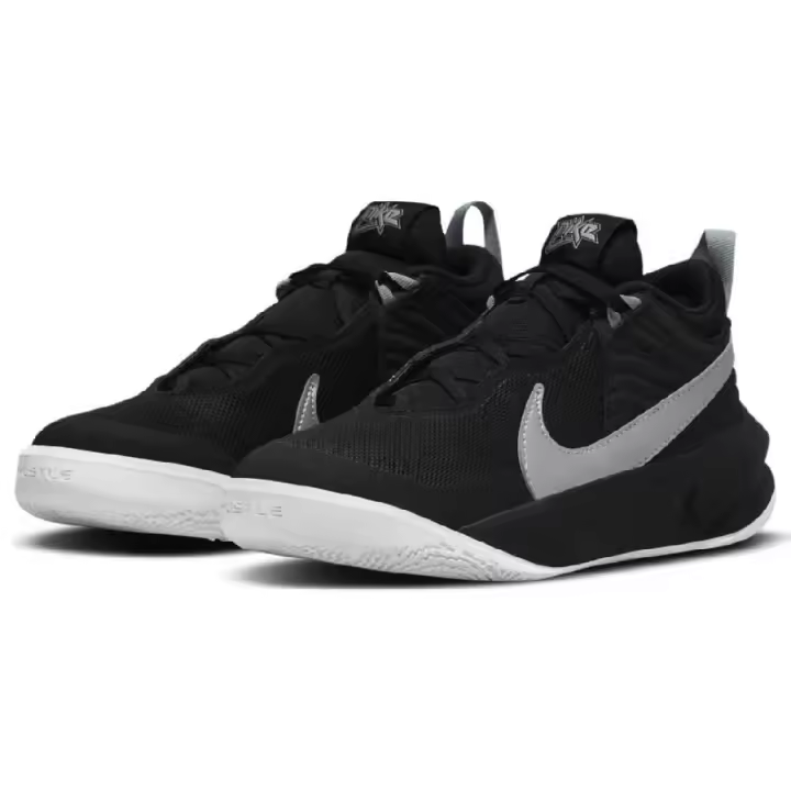 NIKE TEAM HUSTLE D 10 GS NEGRO/PLATA 004 - 1