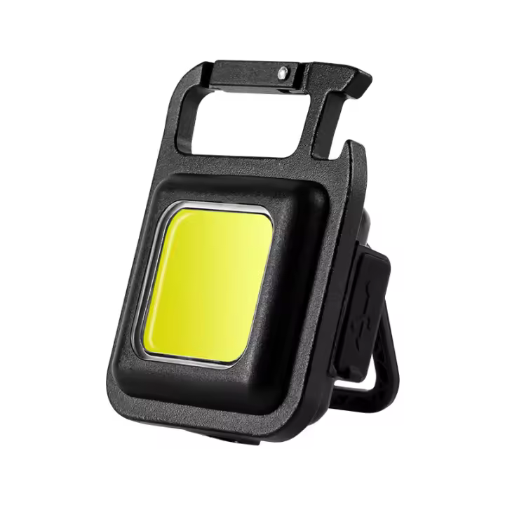 Linterna LED COB Miniatura Super Brillante EDC Llave De Iluminación Para Camping Emergencias Exteriores Con Imán En La Cola Y Abrazadera De Tapa - 1