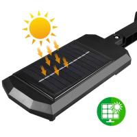Lámpara Solar LED Potente Con Sensor De Movimiento Impermeable Luz De Jardín Solar Moderna Para Calle Y Paseo Exterior - details 3