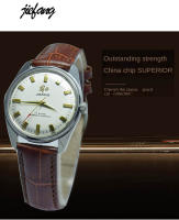 Reloj Mecánico Manual Clásico Retro De 36mm Para Hombre Acero Inoxidable Resistente Al Agua Con Correa De Cuero Heimdallr - details 4
