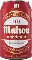 MAHOU 5 ESTRELLAS  Cerveza Lager Especial - Pack  24 latas 250ml - details 0