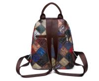 Mochila Vintage de rebales Para Mujer, Morral Cuero, viaje, mochilas escolares ad - details 2