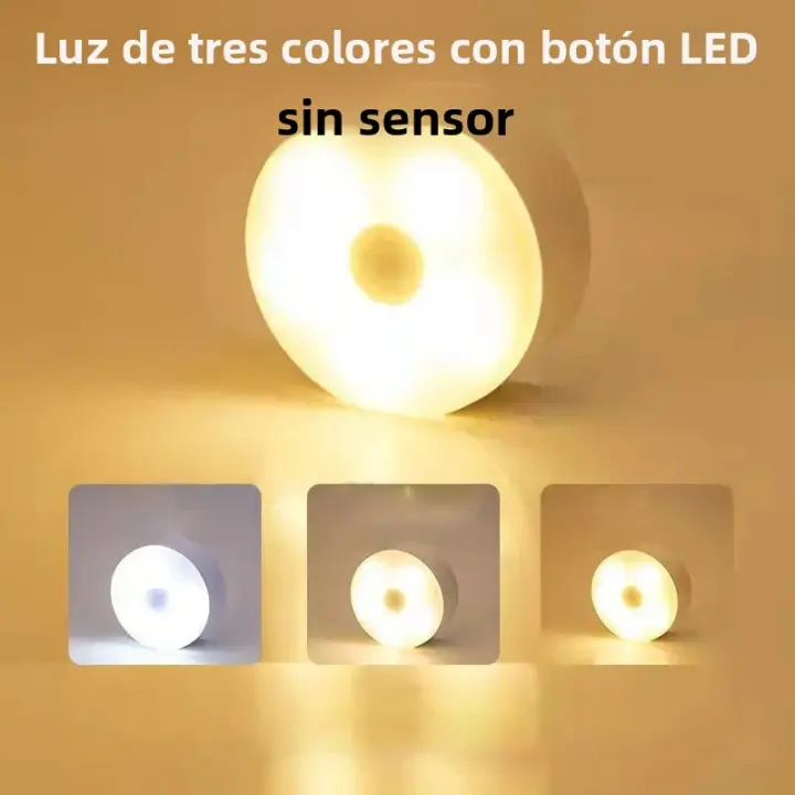Lámpara Nocturna Inteligente LED Recargable Por USB Iluminación Automática De Emergencia Para Cabecera Armario Hogar Luz Sensor De Movimiento - 1