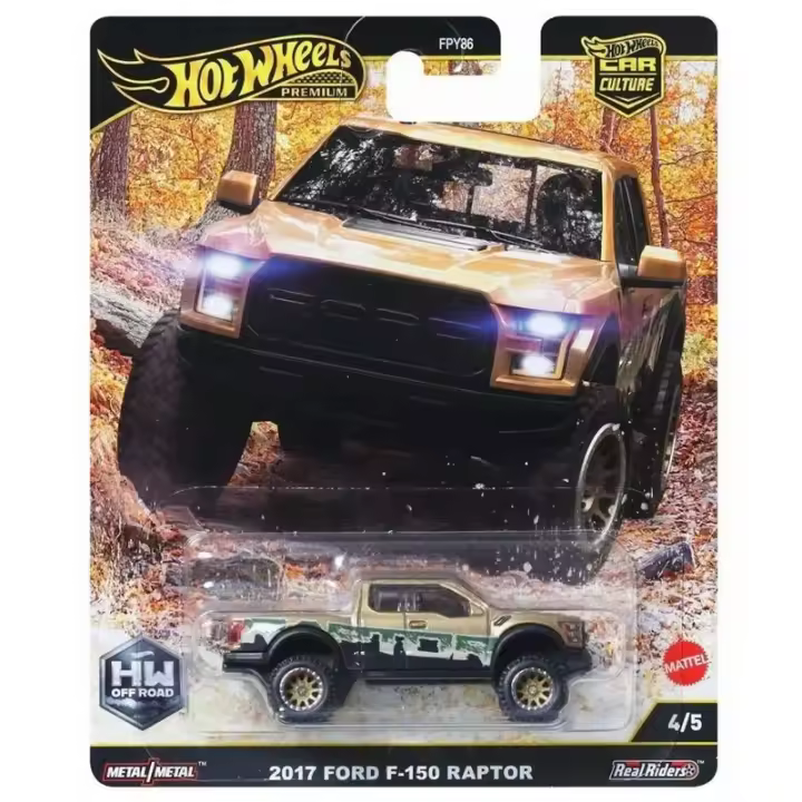 Hot Wheels Premium HW Off Road 2017 Ford F-150 Raptor 4/5 - 1