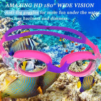 Gafas De Natación Para Niños Ajustables Y Coloridas Con Cinturón De Silicona Protección UV400 Incluye Tapones Para Oídos Y Nariz Para Piscina - details 1