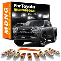 Kit De Luces LED Para Coche MDNG 8Pcs Para Toyota Hilux 2016-2023 Luz Interior Mapa Farol De Placa De Licencia Accesorios De Coche - details 0