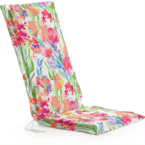 BL BELUM - Cojín  Silla de Jardín - Medidas Producto: Asiento sin volante: Grosor: 4 cm / Ancho: 41 cm / Largo: 37 m Respaldo sin volante: Grosor: 4 cm / Ancho: 53 cm / Largo: 64 cm - Modelo: 0120-399 - 1