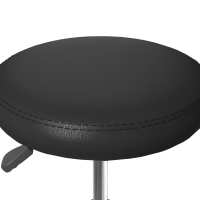 vidaXL Sillas de comedor 2 unidades cuero sintético negro - details 6