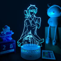 Lámpara Nocturna LED 3D Anime Bleach Para Decoración De Habitación Infantil Luz De Noche Para Niños Regalo Para Estudio - details 12