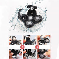 Afeitadora Eléctrica Recargable Portátil 5 En 1 Para Rostro Hombre Cuchilla Doble Borde Impermeable Máquina De Afeitar - details 5