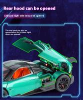 Modelo De Coche Pagani Huayra a Escala 1:24 Con Acción De Retroceso Retro Para Regalo Perfecto Para Enthusiasts De Carreras Y Coleccionables De Exposición - details 11