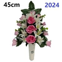 Flores para santos,flores duraderas para cementerio,flores para todos los santos,flores para cementerio artificiales,Gerimport,Flores Artificiales de Tela,ANCHO 30CM ,ALTO 45CM,PERSONALIZAR COLOR Y MEDIDA,CONTACTO CON NOSOTROS FESPU - details 0