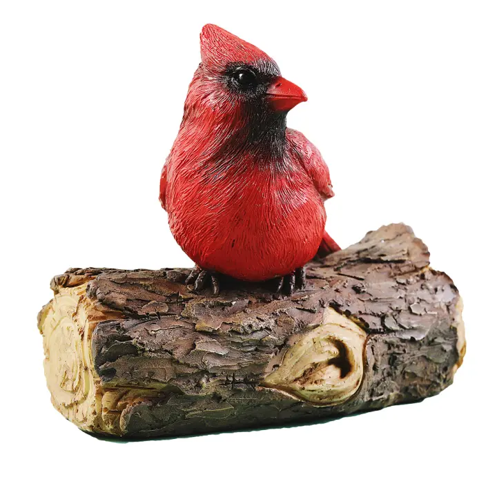 Estatua De Pájaro En Resina Para Decoración De Otoño 125x115CM Figura De Escultura Para Jardín Exterior Arte De Árbol Ornamento De Pájaro - 1