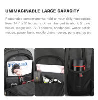 Mochila Grande De Alta Capacidad Con Garantía De Vida Para Laptop De 15.6 Pulgadas Mochila Antirrobo Para Hombres Bolsa Escolar De Viaje Con Compartment Interior Y Cinturón De Alivio De Presión - details 2