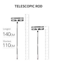 Cepillo De Limpieza De Ventanas Telescopio Mango Largo Herramienta De Limpieza Para El Hogar Con Esponja Y Aluminio - details 6