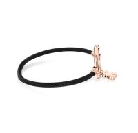 S925 sterling silver bear decorative ring & wire braided bracelet European and American fashion exquisite braided bracelet simple and versatile women's silver jewelry - details 18