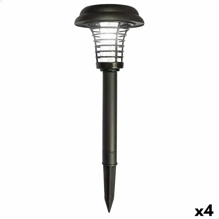 Estaca solar de jardín Aktive Polipropileno 14 x 42 x 14 cm (4 Unidades) - 1