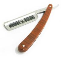 Cuchilla Manual Para Barba De Calidad Profesional Clásica Recta Con Mango De Madera Herramienta De Afeitar Para Hombres En Salón De Belleza - details 1