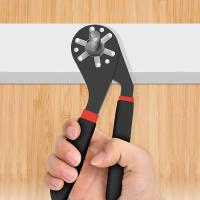 Llave De Mano Mágica Hexagonal De Aluminio Y Acero Multiusos De 6 Y 8 Pulgadas Clampable Y Móvil Para Reparaciones Domésticas - details 0